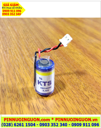 Pin KTS ER14250, Pin nuôi nguồn KTS ER14250 lithium 3.6V 1/2AA 1200mAh chính hãng